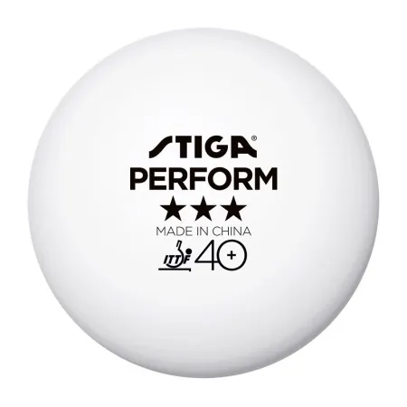 Мяч для наст. тенниса Stiga Perform 3***, 40+, 1113-2110-06, пластик, ITTF Appr., уп.6 шт, бел за 2&nbsp;121.60 ₽ купить в Иванове