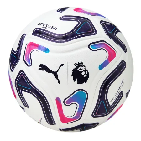 Мяч футб. PUMA Stellar Pro PL, 08510701, р.5, FIFA Quality Pro, 8п, ПУ, термосш, бело-фиолетовый за 9&nbsp;069.50 ₽ купить в Иванове