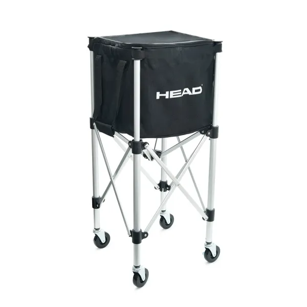 Корзина для теннисных мячей HEAD TT7003, на 125 мячей,с сумкой-переноской, складная, металл, черный за 6&nbsp;942.80 ₽ в Иванове