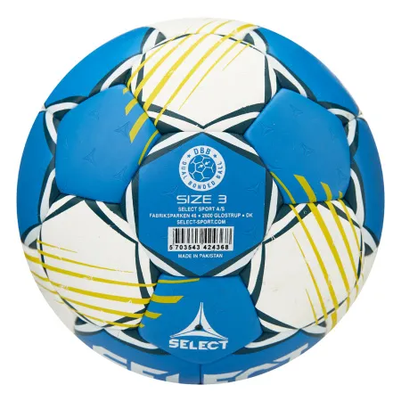 Мяч ганд. SELECT HB FORCE DB V25, 1622858205, Senior (р.3), EHF Appr,ПУ, гибр.сш., сине-белый за 8&nbsp;438.80 ₽ купить в Иванове