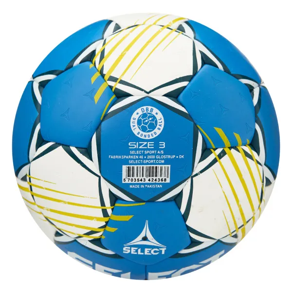 Мяч ганд. SELECT HB FORCE DB V25, 1622858205, Senior (р.3), EHF Appr,ПУ, гибр.сш., сине-белый за 8&nbsp;438.80 ₽ в Иванове