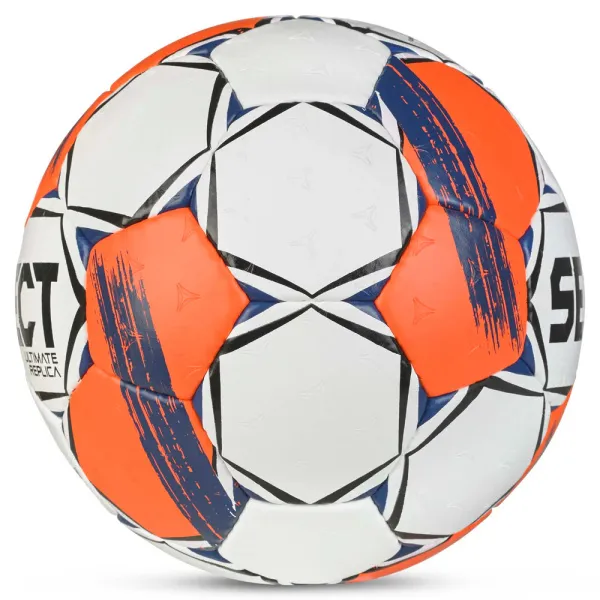 Мяч ганд. SELECT Ultimate Replica v25, 3572858745, р.3(Senior), ПУ,руч.сш, бел-оранж-т.син за 5&nbsp;373.70 ₽ в Иванове