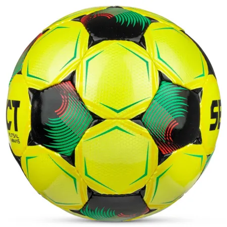 Мяч футзал. SELECT Futsal Mimas V26, 1053471007, р.4,FIFA Basic, 32п, ПУ, руч.сш, желто-зелено-черн. за 6&nbsp;113.20 ₽ купить в Иванове