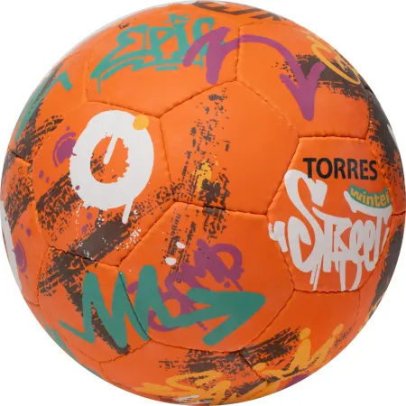 Мяч футб. TORRES Winter Street, F023285, р.5, 32 пан, рез, 4 подкл. слоя, руч. сшив,оранж-мультик. за 2&nbsp;713.20 ₽ купить в Иванове