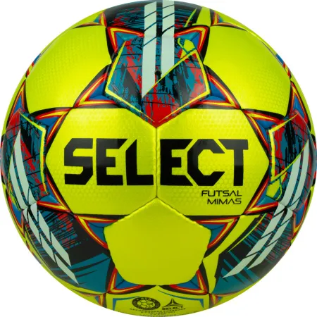 Мяч футзал. SELECT Futsal Mimas, 1053460550, р.4,FIFA Basic, 32 пан, гл.ПУ, руч.сш, жел-сине-красный за 6&nbsp;303.60 ₽ купить в Иванове