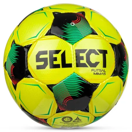 Мяч футзал. SELECT Futsal Mimas V26, 1053471007, р.4,FIFA Basic, 32п, ПУ, руч.сш, желто-зелено-черн. за 6&nbsp;113.20 ₽ купить в Иванове