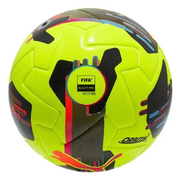 Мяч футб. PUMA Orbita 2 TB, 08432303, р.5, FIFA Quality Pro, 12 пан., ТПУ, термосшивка, желто-черный за 7&nbsp;260.70 ₽ в Иванове