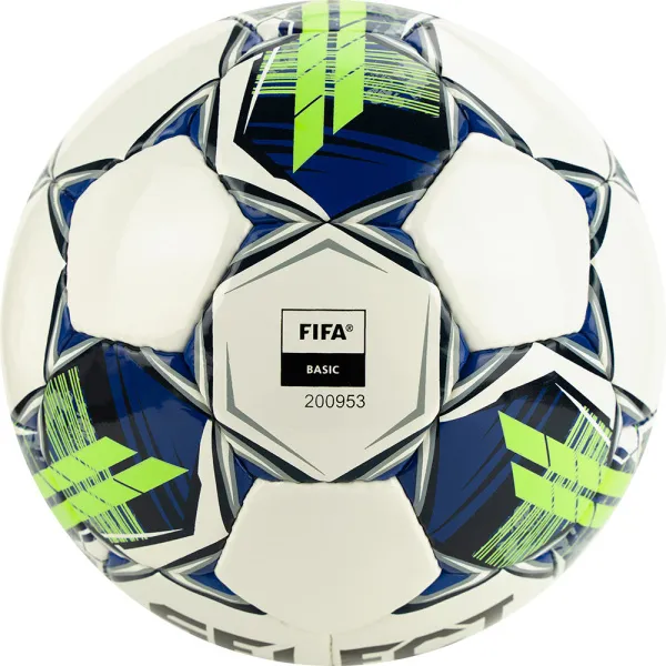 Мяч футзал. SELECT Futsal Master Shiny V22, 1043460004, р.4, Basic,32п, гл.ПУ, руч.сш,бел-син-зел за 7&nbsp;539.50 ₽ в Иванове