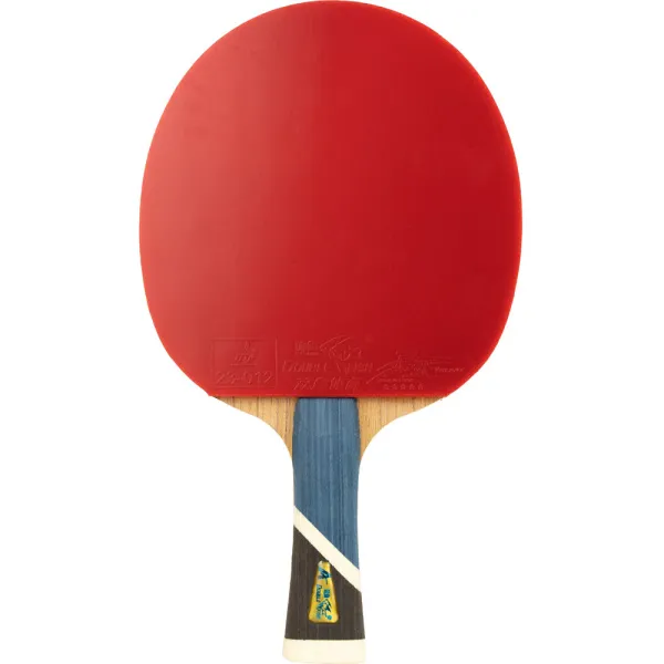 Ракетка для н/т DOUBLE FISH 5A+C, для продвин, ITTF Appr, накл. 2,1 мм, конич. ручка+ 2 мяча V40+мм за 2&nbsp;779.50 ₽ в Иванове