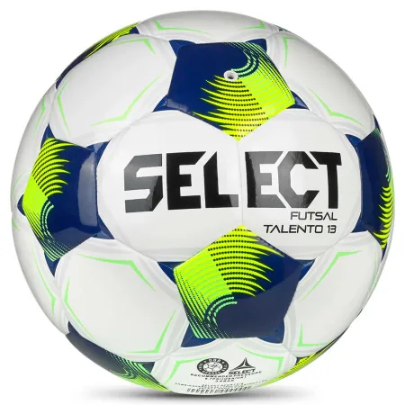 Мяч футзал. SELECT Futsal Talento 13 V26, 1062471015, р.3, 32п, ТПУ, гибр.сш, бело-сине-желтый за 4&nbsp;355.40 ₽ купить в Иванове