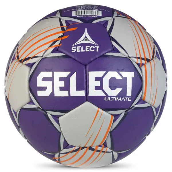 Мяч ганд. SELECT Ultimate Official EHF V24, 1612858999, Senior(р.3), EHF Appr, ПУ, руч.сш, фиол-сер за 15&nbsp;504 ₽ в Иванове
