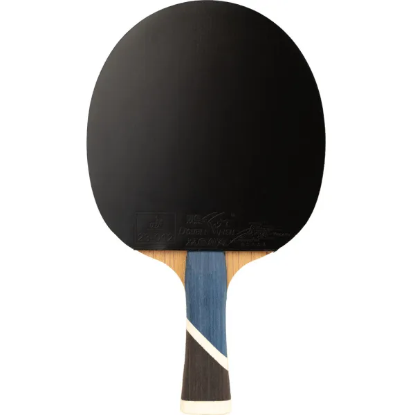 Ракетка для н/т DOUBLE FISH 5A+C, для продвин, ITTF Appr, накл. 2,1 мм, конич. ручка+ 2 мяча V40+мм за 2&nbsp;779.50 ₽ в Иванове