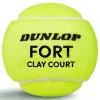 Мяч теннисный Dunlop Fort Clay Court 4B, 601613, уп.4 шт,одобр.ITF и FFT,сукно,нат.резина,желтый за 1&nbsp;812.20 ₽ купить в Иванове