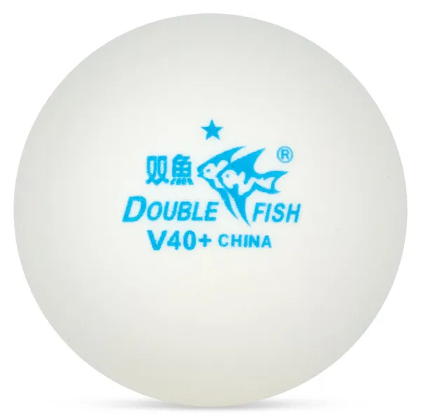 Мяч для наст. тенниса DOUBLE FISH 1* Ball, арт. V40+1, диам. V40+мм,плаcтик,упак.100 шт,белый за 4&nbsp;243.20 ₽ в Иванове