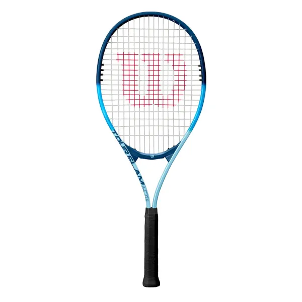 Ракетка б/т Wilson Tour Slam Lite Gr3, WR199010U3,для любит, алюминий, со струнами, сине-голубая за 6&nbsp;358 ₽ в Иванове