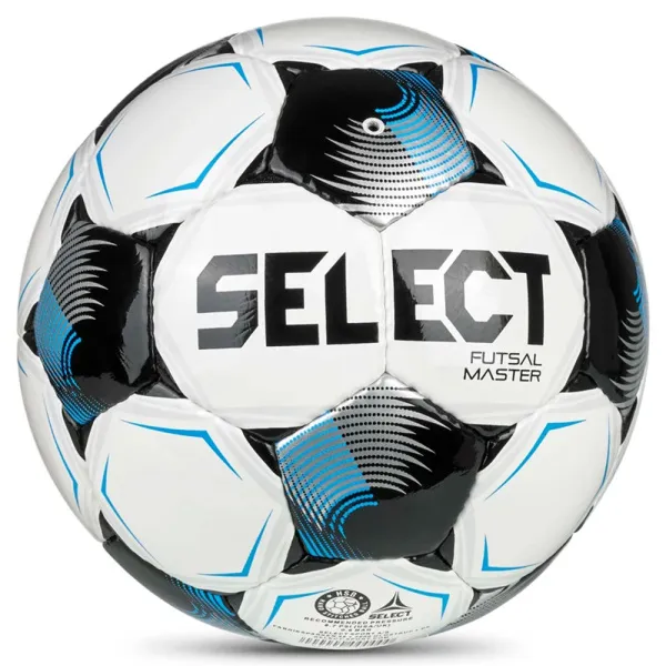 Мяч футзал. SELECT Futsal Master V26, 1043471003, р.4, Basic,32п, гл.ПУ, руч.сш,бело-сине-черный за 7&nbsp;031.20 ₽ в Иванове