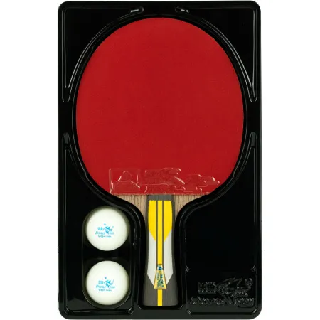 Ракетка для н/т DOUBLE FISH 6A+C, для подвин.,ITTF Appr.,накл. 2,1 мм, конич. ручка+ 2 мяча V40+мм за 3&nbsp;442.50 ₽ купить в Иванове