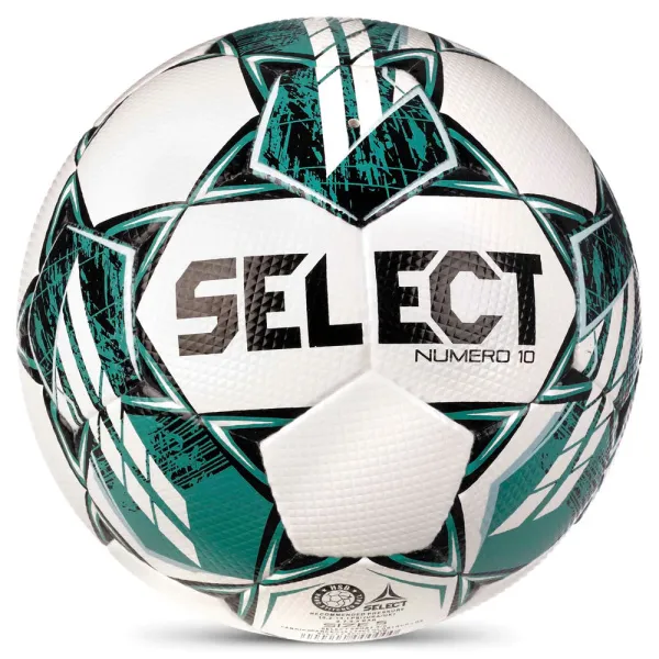Мяч футб. SELECT NUMERO 10 V23, 0575060004, р.5, FIFA Basic, 32п, ПУ, руч. сш, бело-бирюзовый за 8&nbsp;051.20 ₽ в Иванове