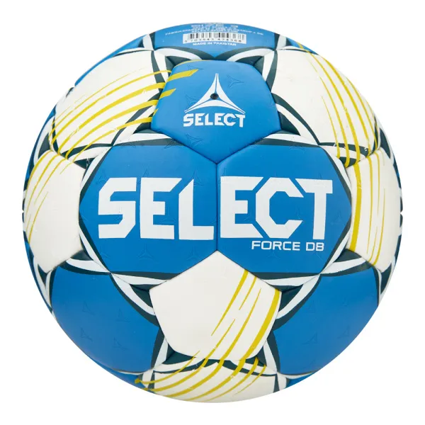Мяч ганд. SELECT HB FORCE DB V25, 1622858205, Senior (р.3), EHF Appr,ПУ, гибр.сш., сине-белый за 8&nbsp;438.80 ₽ в Иванове