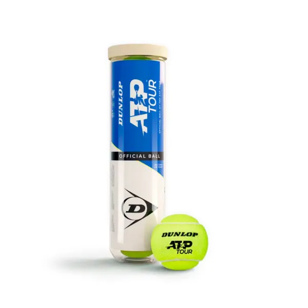 Мяч теннисный Dunlop ATP Official Tour Premium 4B, 601599, уп.4шт, одобр. ITF, нат.резина,фетр. за 1&nbsp;734 ₽ в Иванове